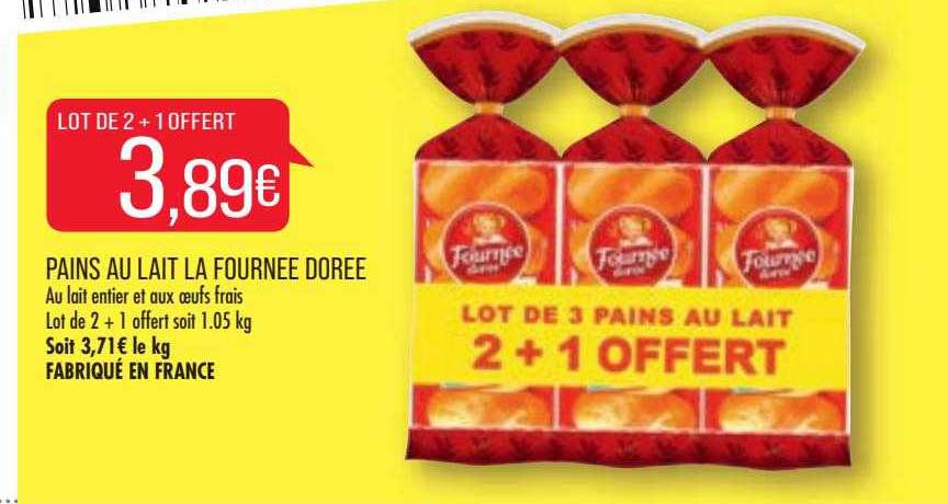 pains au lait la fournée dorée