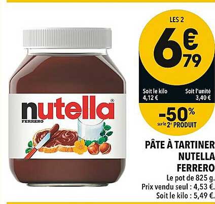 Pâte à Tartiner Nutella Ferrero