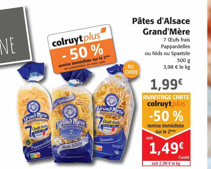 Pâtes D'alsace Grand'mère