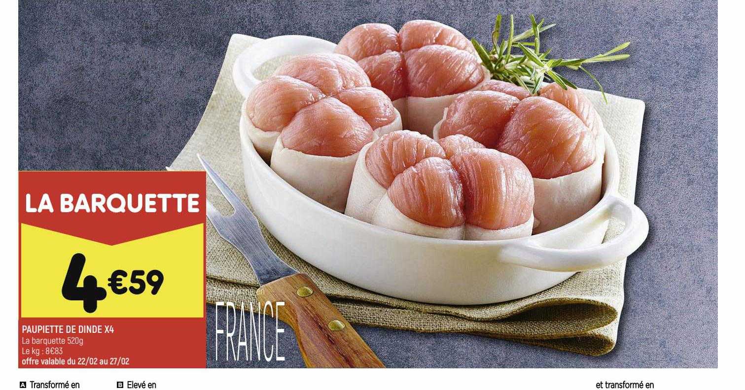 Paupiette De Dinde X4