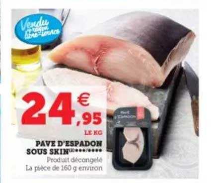 pavé d'espadon sous skin