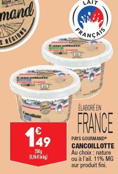 Pays Gourmand Cancoillotte