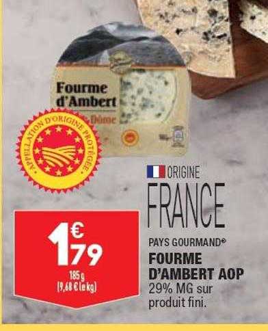 pays gourmand fourme d'ambert aop