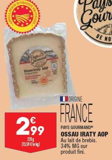 pays gourmand ossau iraty aop