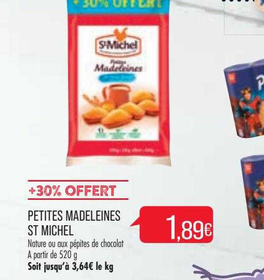 petites madeleines st michel
