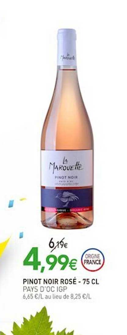 pinot noir rosé pays d'oc igp