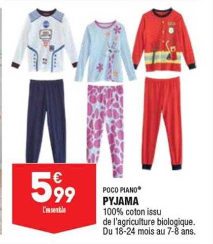 poco piano pyjama