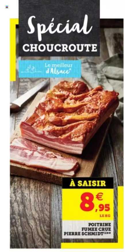 poitrine fumée crue pierre schmidt