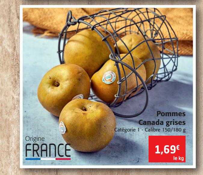 pommes canada grises