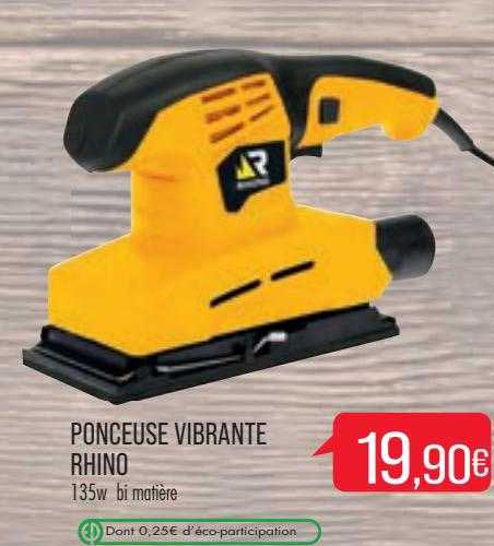 ponceuse vibrante rhino