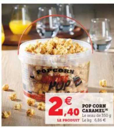 pop corn caramel