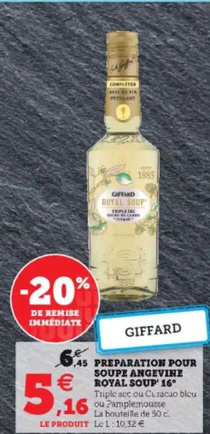 préparation pour soupe angevine royal soup' 16°