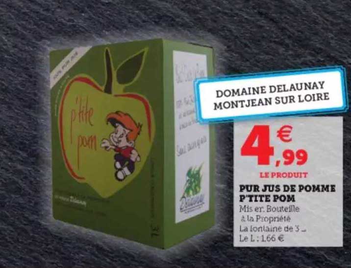 pur jus de pomme p'tite pom