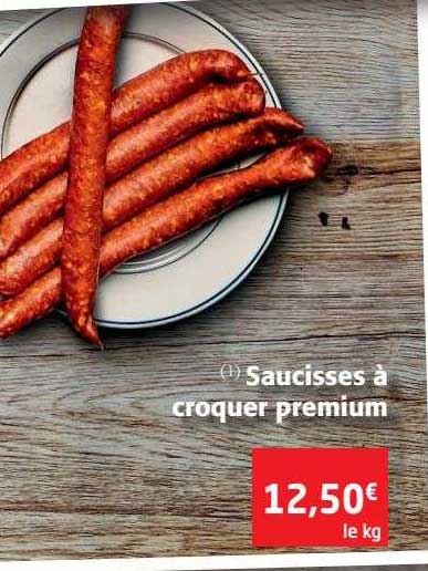 saucisses à croquer premium