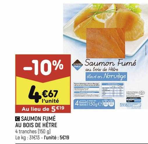 Saumon Fumé Au Bois De Hêtre