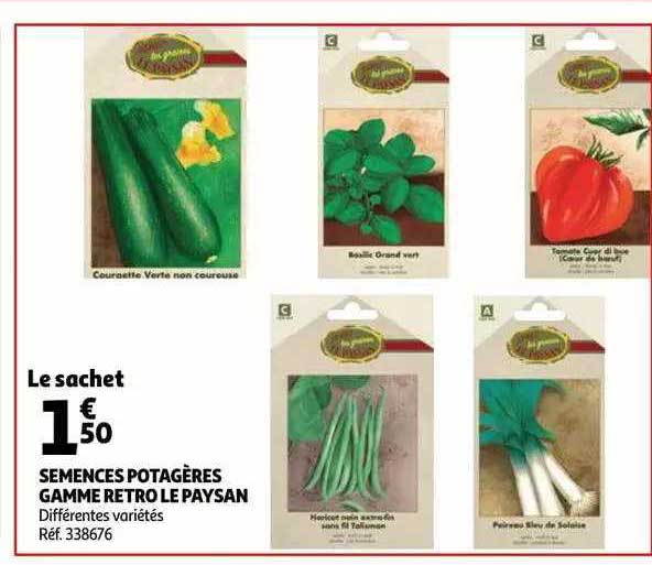 semences potagères gamme retro le paysan