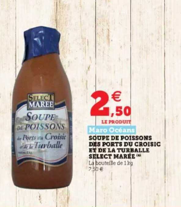 soupe de poissons des ports du croisic et de la turballe select marée maro océans