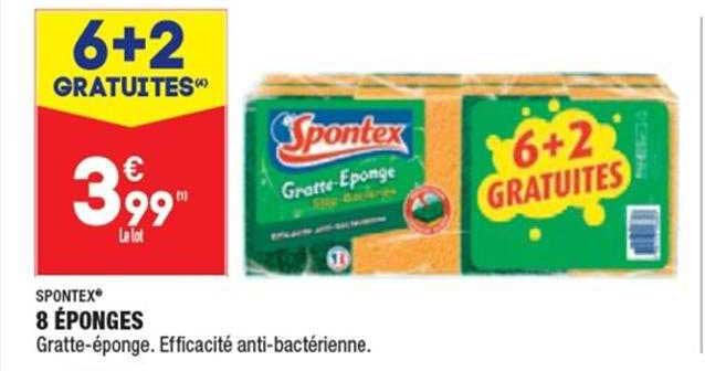 Spontex 8 éponges