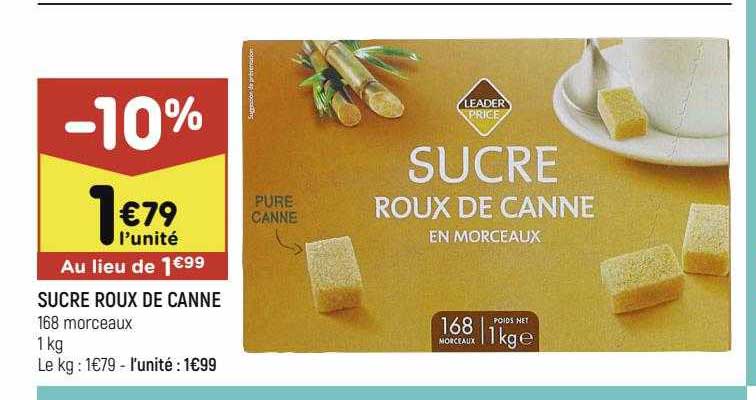 sucre roux de canne