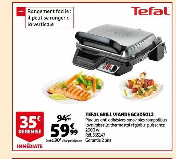 Tefal Grill Viande Gc305012