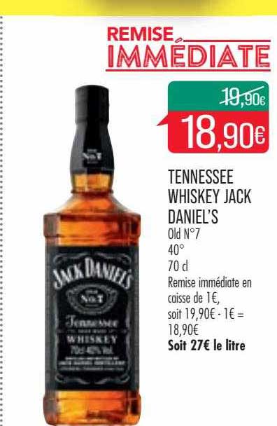 tennessee whiskey jack daniel's