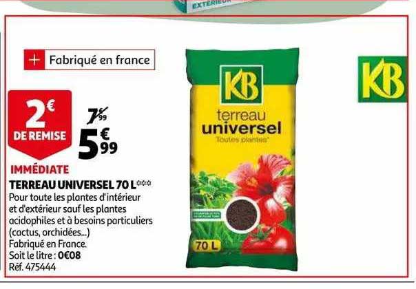 Terreau Universel 70 L Kb