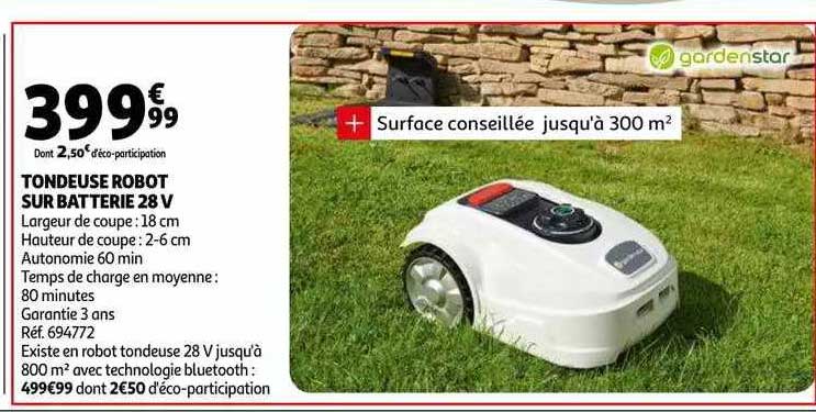 Tondeuse Robot Sur Batterie 28v