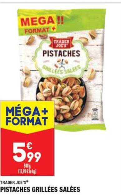 trader joe's pistaches grillées salées