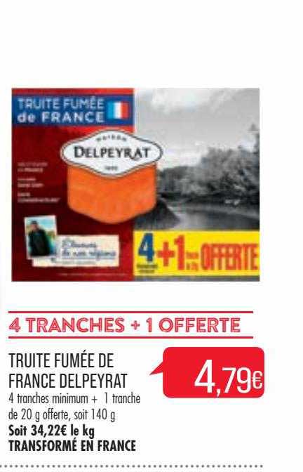 Truite Fumée De France Delpeyrat