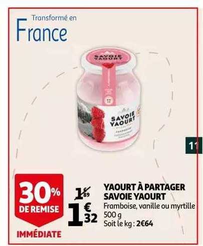 yaourt à partager savoie yaourt