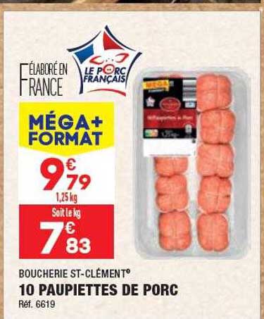 10 Paupiettes De Porc Boucherie St-clément