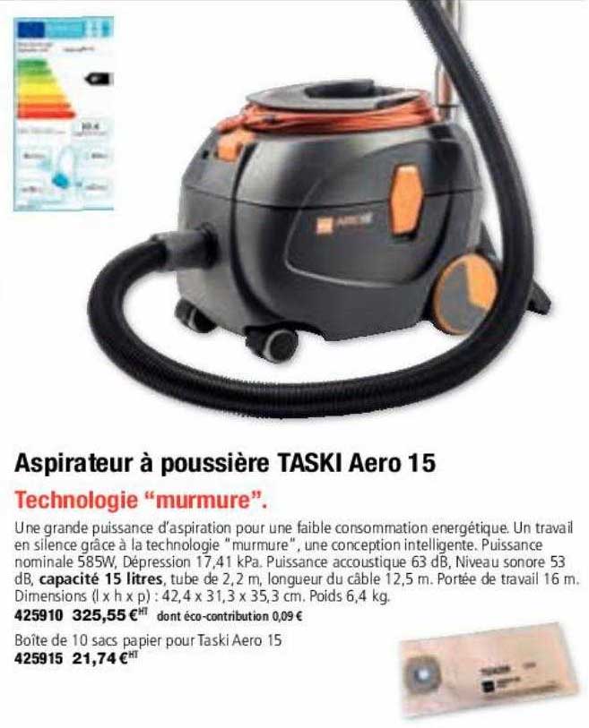 Aspirateur à Poussière Taski Aero 15