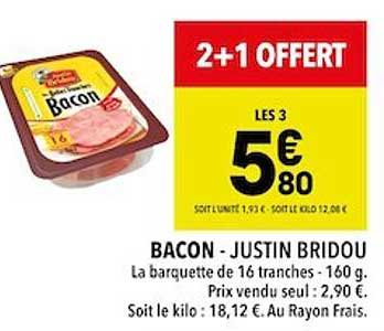 bacon - justin bridou