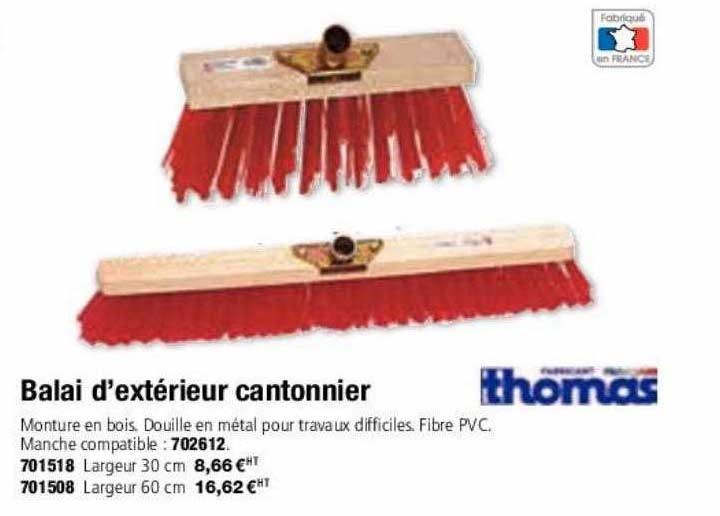 balai d'extérieur cantonnier thomas