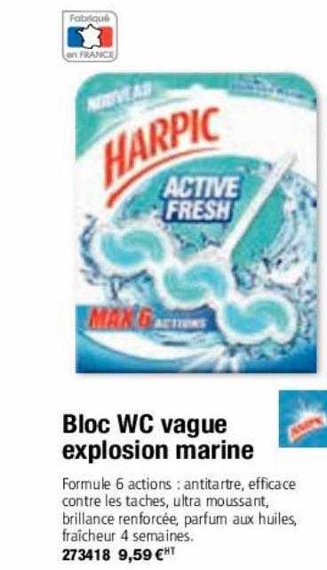 bloc wC vague explosion marine harpic