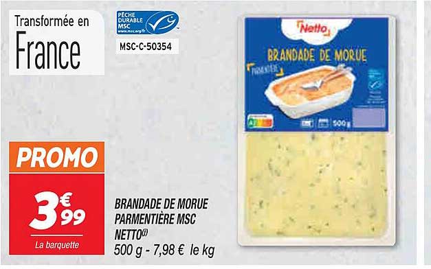 Brandade De Morue Parmentière Msc