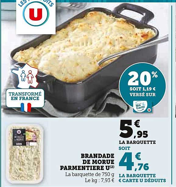 Brandade De Morue Parmentière U