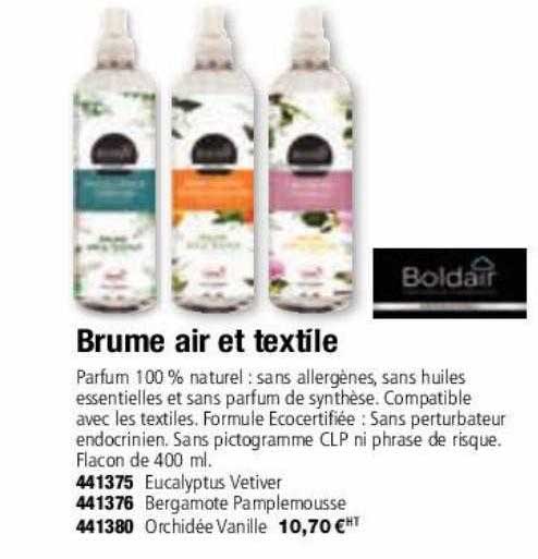 brume air et textile boldair