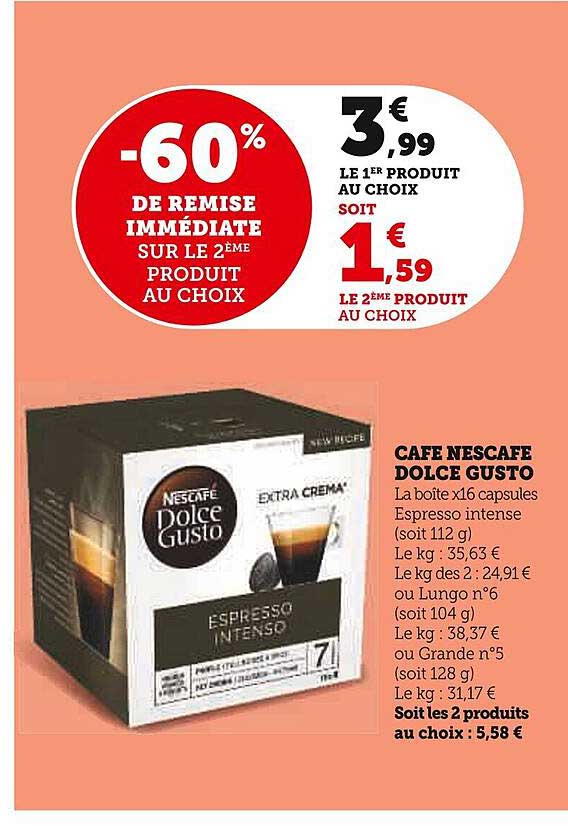 Café Nescafé Dolce Gusto