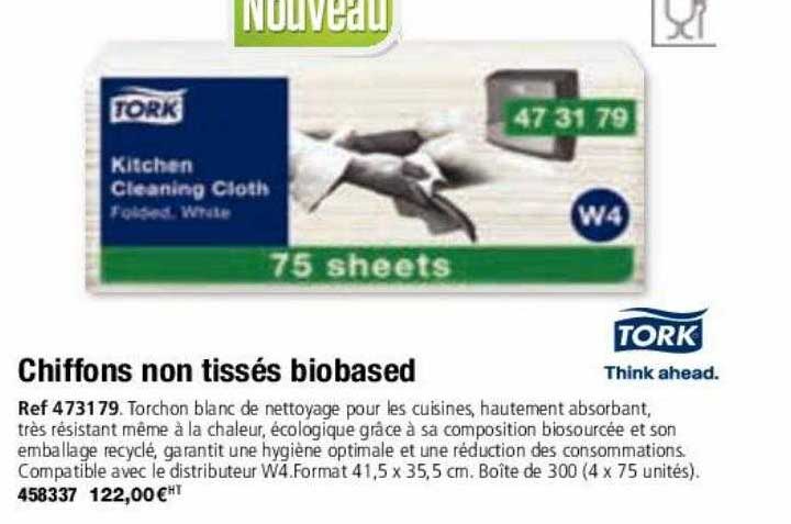 chiffons non tissés biobased