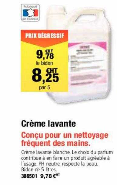 crème lavante