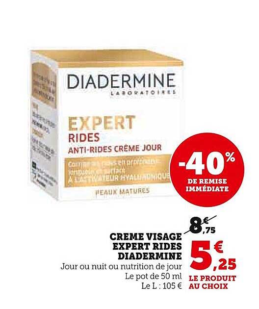 Crème Visage Expert Rides Diadermine