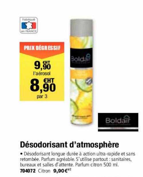 Désodorisant D'atmosphère Boldair
