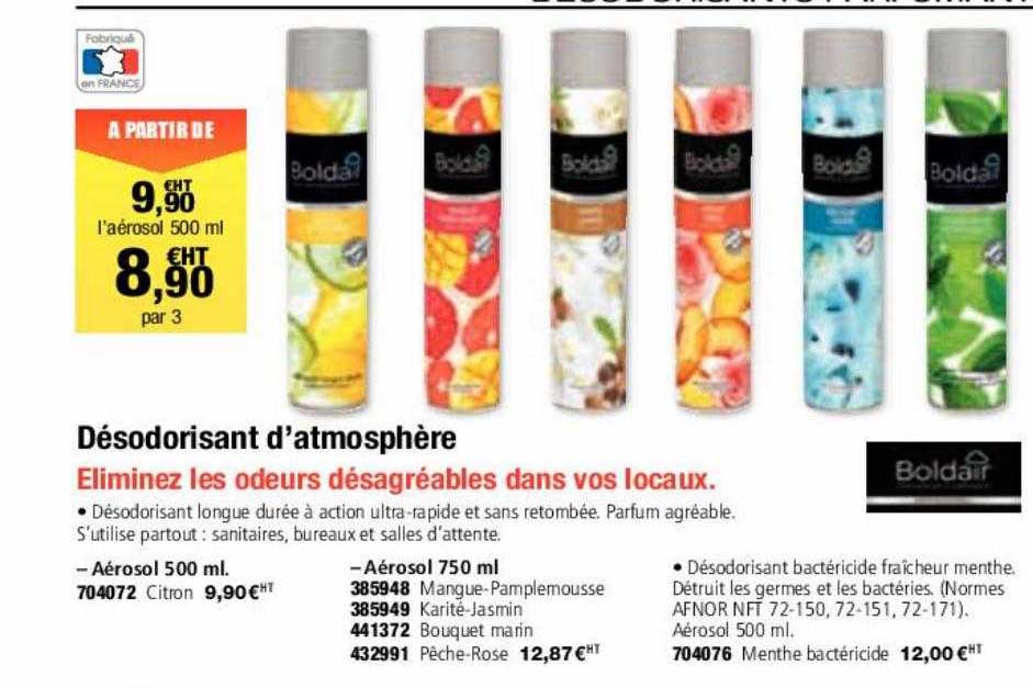 Désodorisant D'atmosphère Boldair