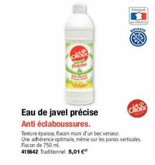 Eau De Javel Précise