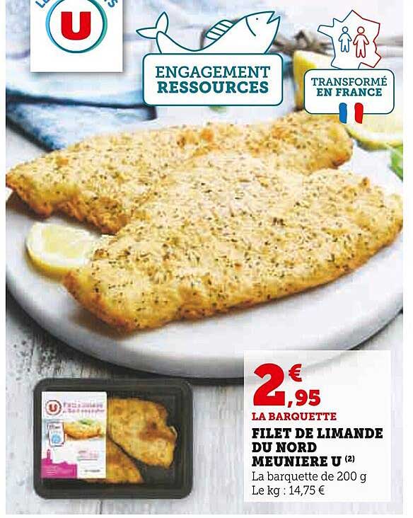 Filet De Limande Du Nord Meunière U