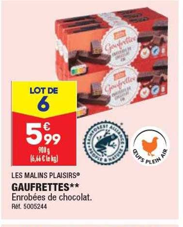 gaufrettes les malins plaisirs