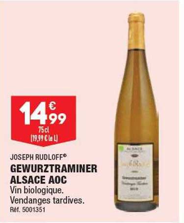 Gewurztraminer Alsace Aoc Joseph Rudloff