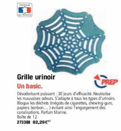 grille urinoir