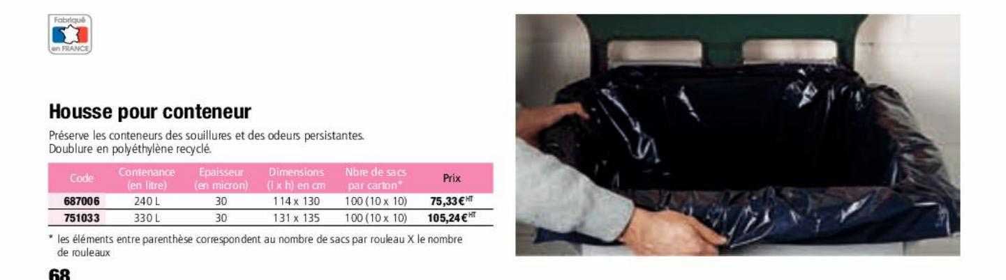 Housse Pour Conteneur